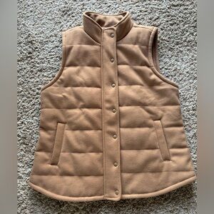 Croft & Barrow Women's Brown Quilted Vest